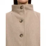Пальто Selected Vinni, бежевый - фото 5