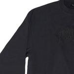 Свитер cities paris embroidered logo sweatshirt 'black' Balenciaga, черный - фото 4