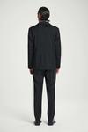 Неструктурированный шерстяной пиджак-regular fit COS, черный - фото 5