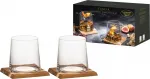 Набор из 2 стаканов для виски HARVEY с подставкой Ladelle - фото 2