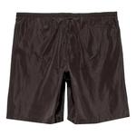 Спортивные шорты Palm Angels Curved Logo Swim Short 'Black White', черный - фото 2