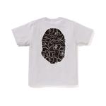 Футболка Ape head A BATHING APE, серый - фото 7