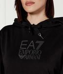 Толстовка EA7 Oversize fit, черный - фото 4