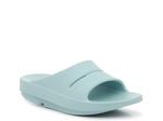 Сандалии OOFOS OOahh Slide Sandal, светло-голубой - фото