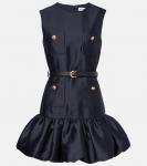 Мини-платье без рукавов Self-Portrait, синий - фото