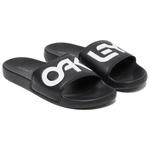 Шлепанцы мужские черные/белые Oakley - фото 3