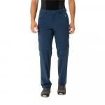 Брюки VAUDE Farley Stretch Zip Off II, синий - фото