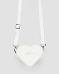 Мини-сумка в форме сердца Dr. Martens Vegan, цвет White — Kemble Pu - фото 4