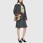 Джинсовая куртка женская синяя Gucci - фото 4