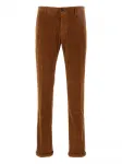 Вельветовые брюки Incotex, коричневый - фото