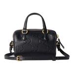 Сумка gg super mini top handle bag 'black' Gucci, черный - фото 4
