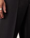 Элегантные брюки-сигареты черного цвета ASOS DESIGN - фото 4