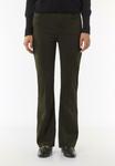 Брюки MIT FLARED LEG comma casual identity, оливковый - фото