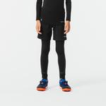 Детский термофутляр для футбола с длинными рукавами Keepcomfort 100 - черный Kipsta - фото 2