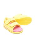 Сандалии махровые Marni Kids, желтый - фото 2