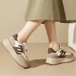 Кроссовки женские толстые низкие Daphne, черный - фото 8