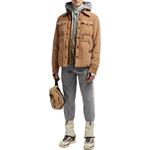 Moncler Grenoble Лек Даун Рубашка Куртка, Camel Beige - фото 4