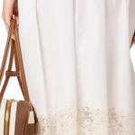 Поплиновая юбка MIU MIU, белый - фото 6