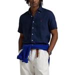 Льняная рубашка Polo Ralph Lauren, синий - фото 5