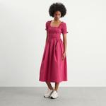 Платье миди с рюшами Raphaela Damson Madder, цвет berry - фото 2