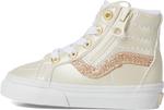 Кроссовки Vans Kids  Sk8-hi Reissue Side Zip, Dazzled Turtledove - фото 4