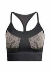 Бюстгальтер Adidas by Stella McCartney SEAMLESS, Black/ White/Black - фото 5