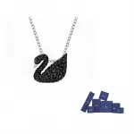 Swarovski Кристальное ожерелье женское черное - фото