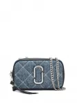 Сумка The Quilted Denim Chain Snapshot MARC JACOBS, синий - фото