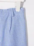Строгие шорты в клетку гингем Siola, синий - фото 3