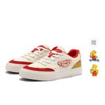 The Simpsons Низкие кеды из холста унисекс бежево-красные [В комплекте 1 пара пряжек для обуви], цвет Beige Red[Comes with 1 Pair of Shoe Buckles] - фото