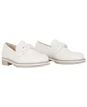 Эластичные кожаные лоферы Gabor, белый - фото 2