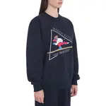 X And Wander Cotton Sweatshirt Maison Kitsune, синий - фото 6