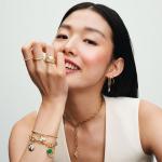 Шарм Scarab Beetle Medallion Pandora, покрытие - золото - фото 3