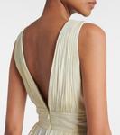 Платье из жоржета с принтом и шарфом Elie Saab, Oasis - фото 7