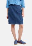 Джинсовая юбка A-line skirt Seasalt Cornwall, синий - фото