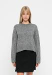 Джемпер JDY JDYMALONE O NECK PULLOVER, Medium Grey Melange/Mottled Grey - фото