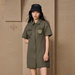 Женское платье с коротким рукавом Palladium, серый - фото 12