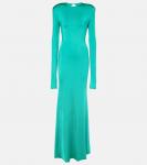 Платье с открытой спиной Victoria Beckham, Peacock - фото