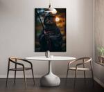 Картина на холсте Hustling Sharks The Serious Cat, черный - фото 2