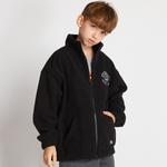 Куртка с бархатистой текстурой для детей чёрная Dickies - фото 5