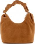 Сумка Isotta из замши, модель Hobo GUESS, Cognac - фото 2