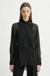 Шелковая рубашка A.L.C., черный - фото