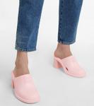 Кроксы с логотипом Miu Miu, Rosa - фото 4