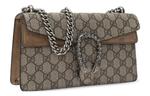Сумка gg dionysus small-sized single-shoulder bag grey/brown Gucci, коричневый - фото 2