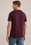 Футболка WE Fashion Basic T-shirt, Dark Purple - фото 3