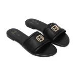 Кожаные тапочки Avi Marella, черный - фото 2