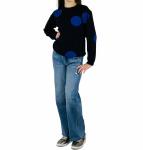 Детский свитер в горошек синий Compania Fantastica - фото 2