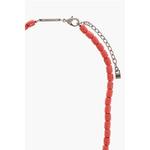 Металлическое ожерелье со смоляными деталями Dsquared2, красный - фото 2