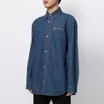 Футболка унисекс синяя VERSACE - фото 5