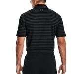 Рубашка поло playoff core stripe polo shirt 'black' Under Armour, черный - фото 4